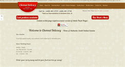 Desktop Screenshot of chennaidelicacy.com